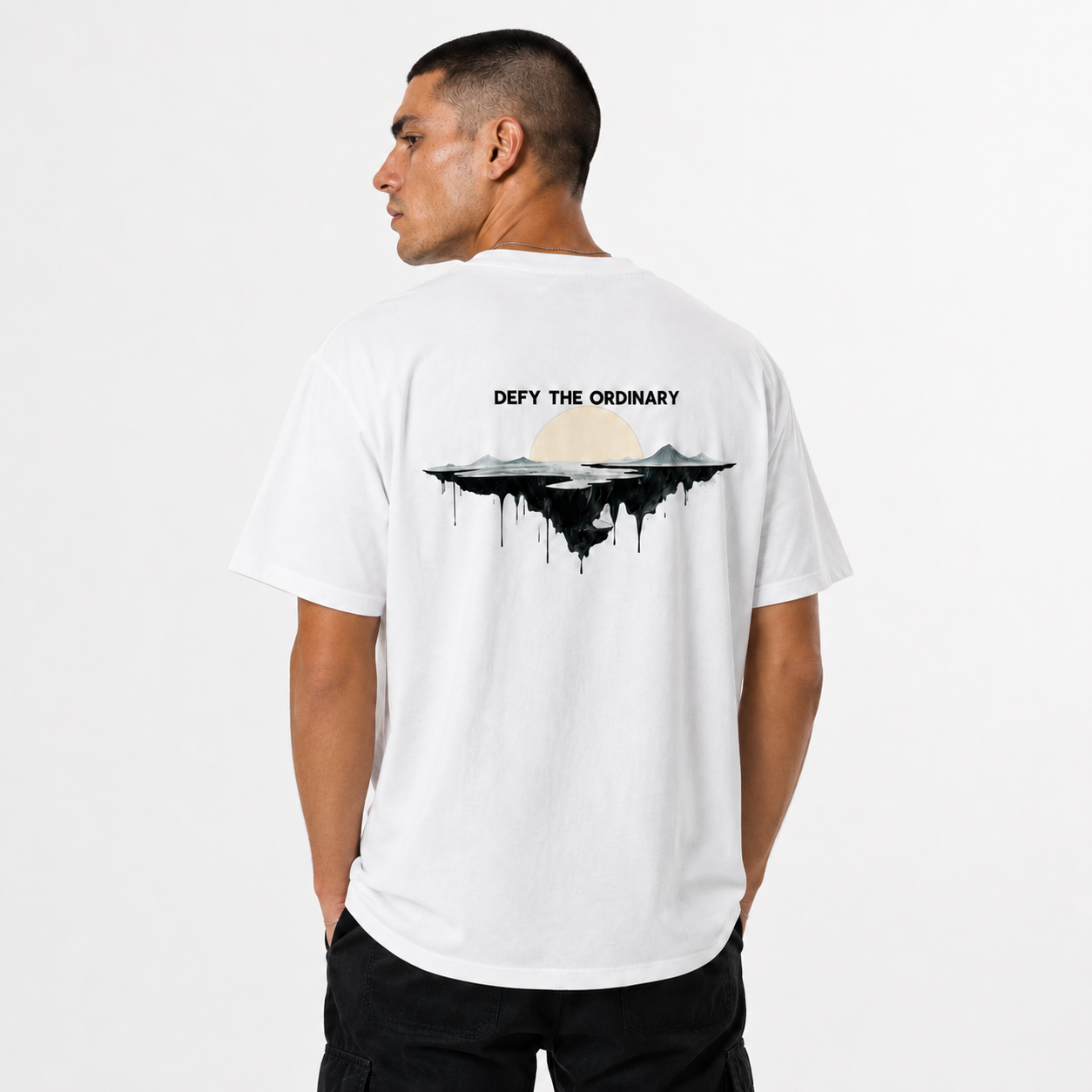 White Rebel 001 Founder’s Edition tee with subtle tonal graphic